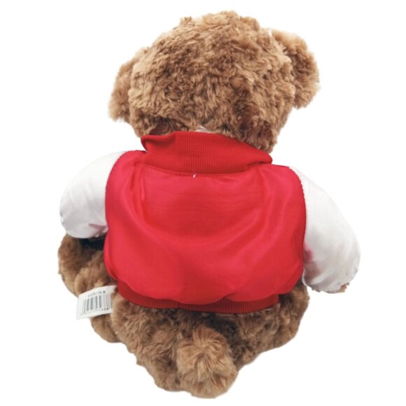 Love U XXL Dan Dee Bear Teddy Brown Plush Varsity Jacket Valentines Gift 15" - Picture 6 of 15